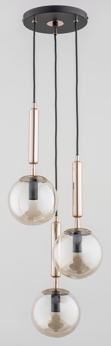 Volda Picolo lampa wisząca 3-punktowa czarna/złota 63068