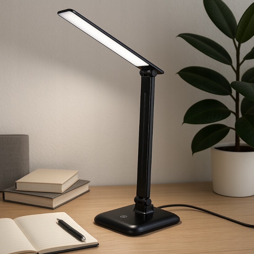 Marina LED lampka biurkowa 9W/4500K czarna