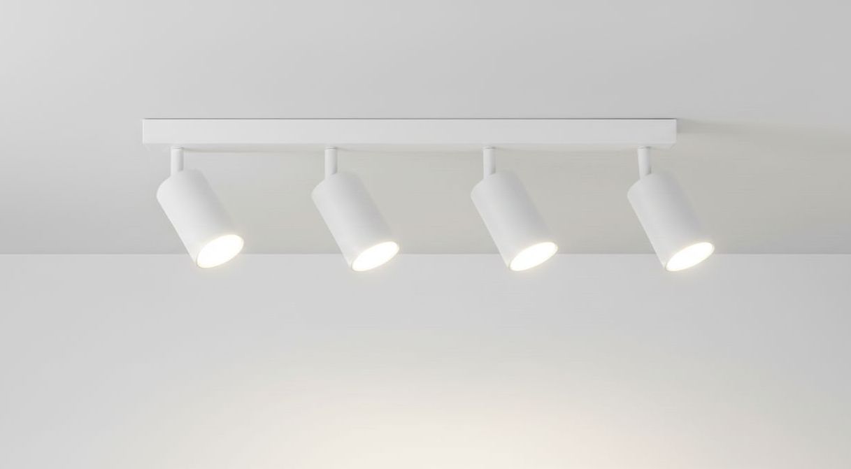 Spoti lampa sufitowa (spot) 4-punktowa biała