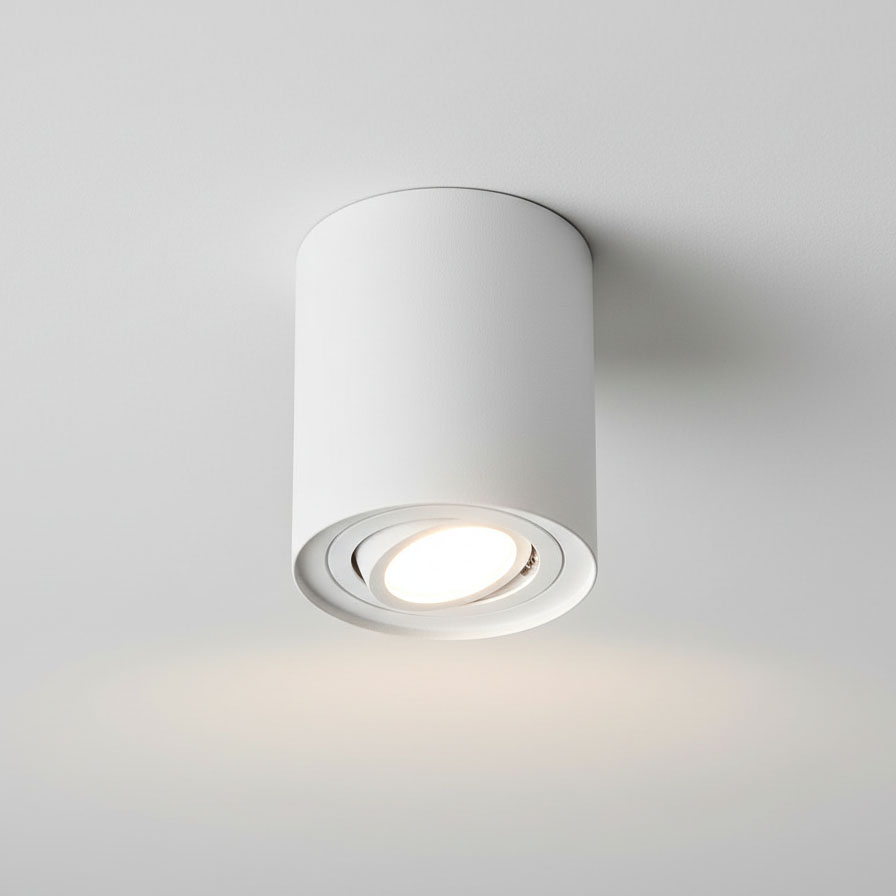 Devo lampa sufitowa tuba kierunkowa 1xGU10 biała