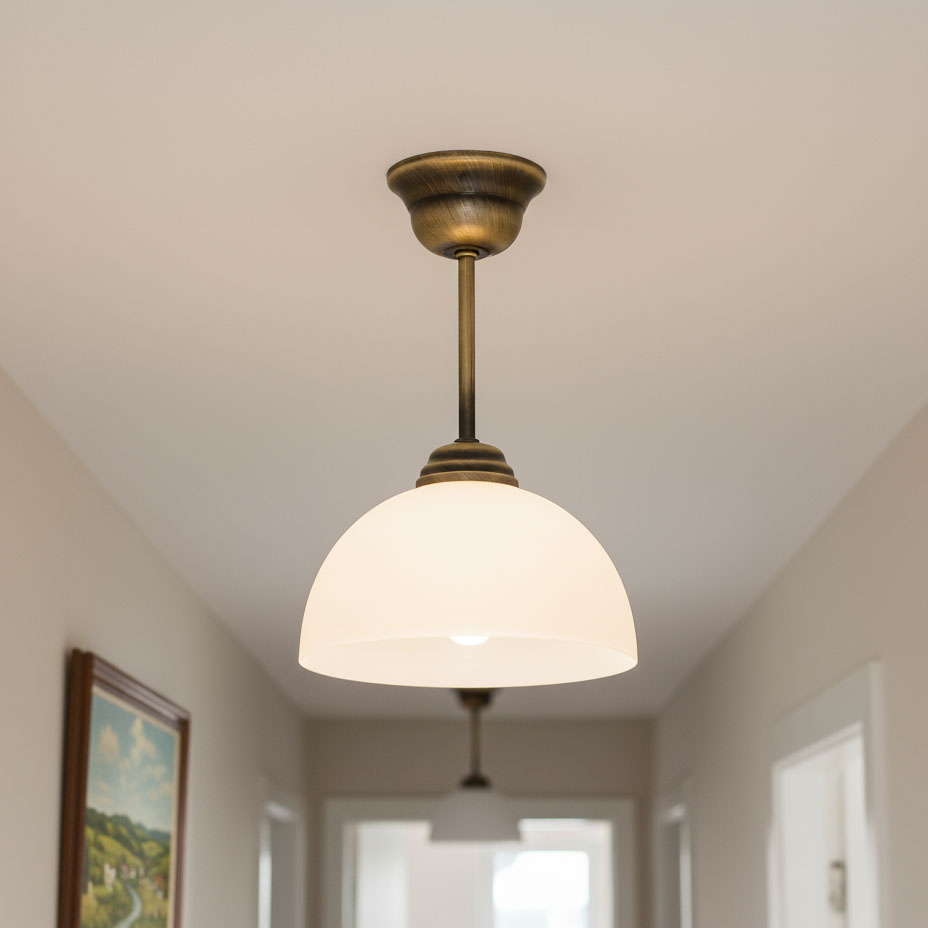Frella lampa wisząca 1xE27 patyna O3461 W1 PAT