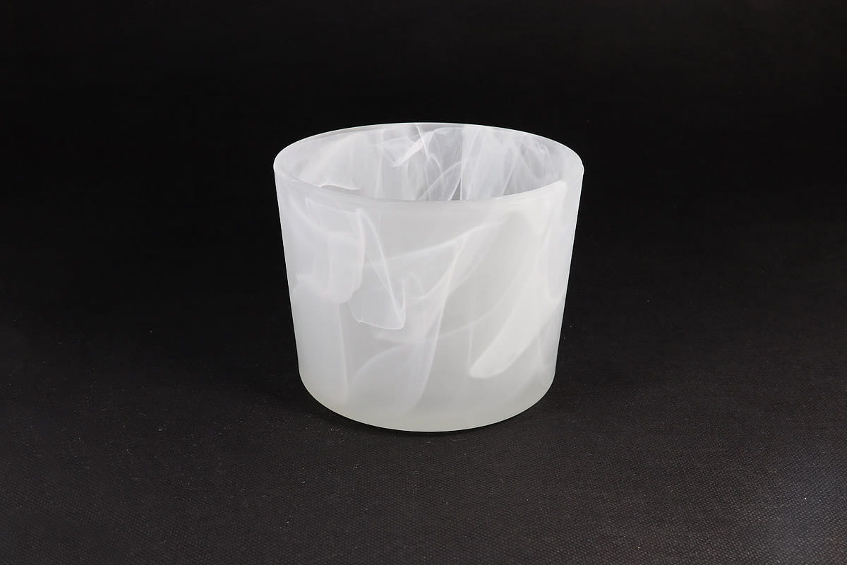 Klosz szklany Uran walec D130 alabaster